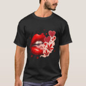 Valentine’s Day Weed Lover Stoner Babe  Tシャツ (正面)