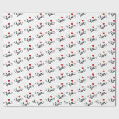 Valentine’s Day Wrapping Paper ラッピングペーパー (フラット)