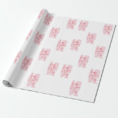 Valentine’s Day Wrapping Paper ラッピングペーパー (アンロールド)