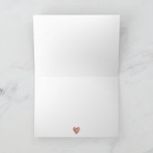 Valentine’s for Him - Romantic Flowers Heart Love カード (内部)