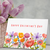 Valentine’s for Him - Romantic Flowers Heart Love カード