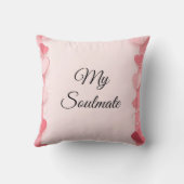 valentine sale background with hearts クッション (裏面)