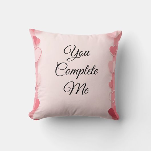 valentine sale background with hearts クッション (正面)