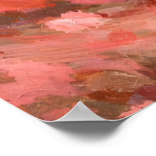 Valentine Schnauzer with Hearts ポスター (角)