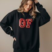 Valentine Sequin Patchwork Sweatshirt スウェットシャツ