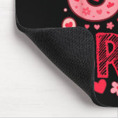 Valentine Six Seven Bruh Meme 67 Funny Heart Sayin マウスパッド (コーナー)