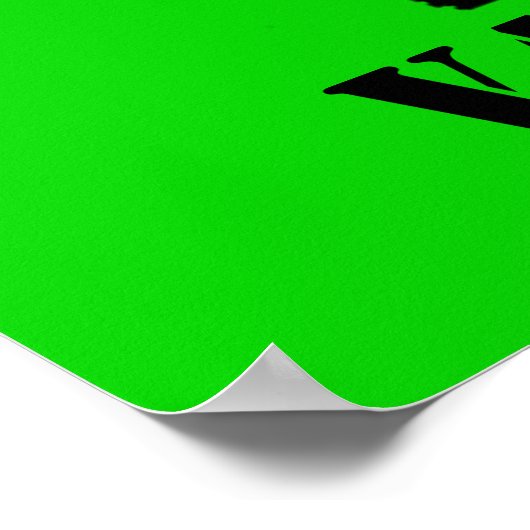 Valentine (Stenciled) ポスター (角)