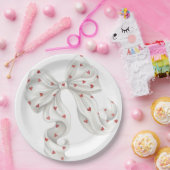 Valentine Sweetheart Baby Shower ペーパープレート (パーティー)