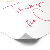 Valentine Sweetheart Thank You For 来's ポスター (角)