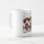 Valentine Swing Kids Illustration  コーヒーマグカップ (正面左)