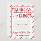 Valentine Teacher Appreciation Gift Card Holder 招待状 (正面)