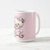 Valentine Teddy with Chocolates コーヒーマグカップ (正面右)