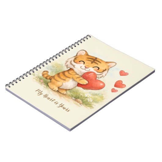 Valentine tiger ノートブック (左側)