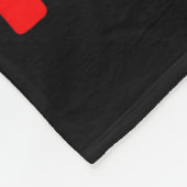 Valentine Tuxedo Heart Outfit Funny Love  フリースブランケット (角)