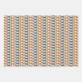 Valentine Vibes Art Nouveau Pattern  ラッピングペーパーシート