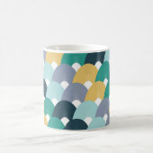 Valentine Vibes Floral Pattern  コーヒーマグカップ (中央)