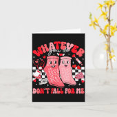 Valentine Whatever You Do Don't Fall For Me Rn Pct カード (黄色い花)