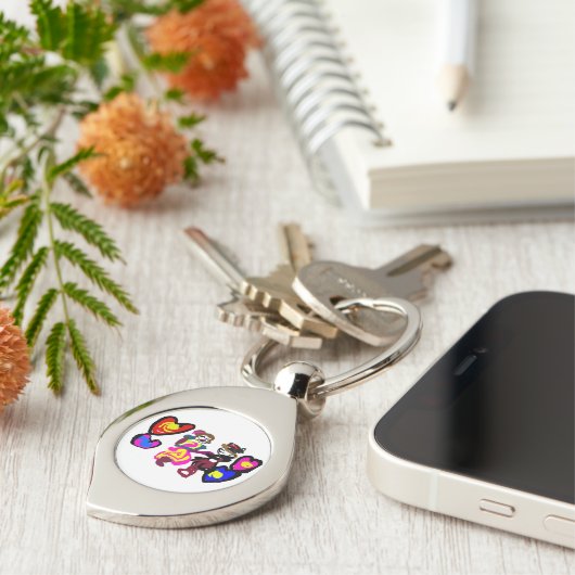 Valentine win love キーホルダー (側面)