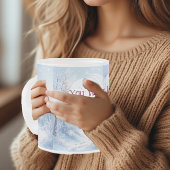 Valentine Winter Frost You Warm My Heart & My Mug  フロストグラスマグカップ