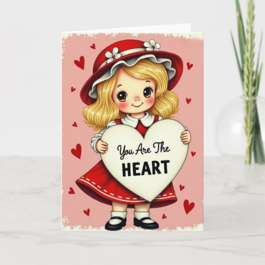 Valentine You Are The Heart Card カード (正面)