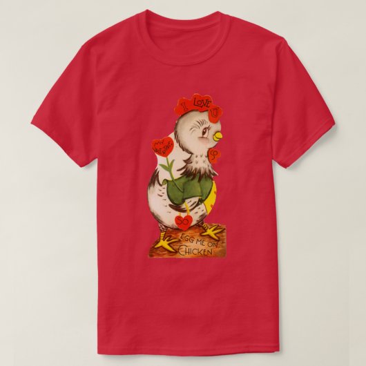 ValentineEggオン Tシャツ (デザイン正面)