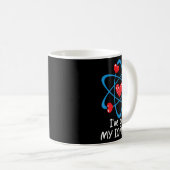 Valentinesおもしろい Day Science先生Ive My Io得 コーヒーマグカップ (正面右)