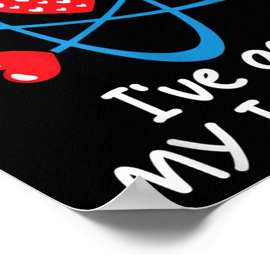 Valentinesおもしろい Day Science先生Ive My Io得 ポスター (角)