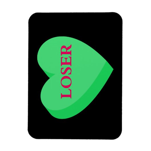 ValentinesカードとGIftsは敗者のための マグネット (縦)