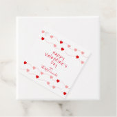 Valentines赤いハート手書き文字スクリプト名 フェイバータグ (インサイチュ)