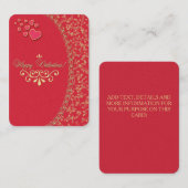 VALENTINES ～ビジネスカード 名刺 (正面/裏面)