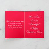 VALENTINES 最高の DAY GREETING CARDS - ビクトリアン ERA シーズンカード (内部)