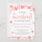 Valentine's Baby Shower Invitation 招待状 (正面)