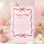 Valentines bow girl baby shower books for baby  エンクロージャーカード