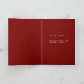 Valentine's Calico Kitten Chocolates Red Hearts  カード (内部)