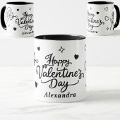 Valentines  Cherub & Romantic Doodle Personalized マグカップ