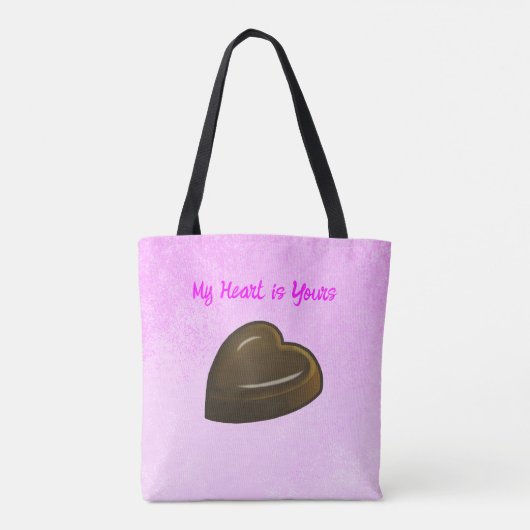 Valentines Chocolate Heart トートバッグ (裏面)