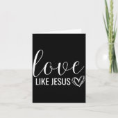 Valentines Christian Love Like Jesus  カード (正面)