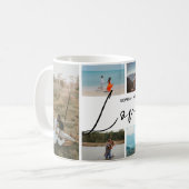 Valentines Couples Keepsake Photo Collage コーヒーマグカップ (正面左)