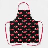Valentine's Cupid w/Hearts All-Over Print Apron エプロン (正面)