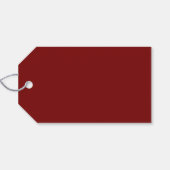 Valentines Dayエレガントシンプルハートスクリプト ギフトタグ (裏面横)