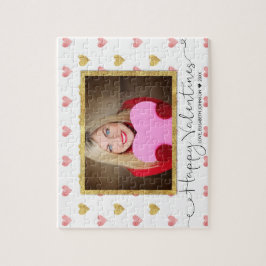 Valentines Dayグリッターハートスクリプト写真 – パズル