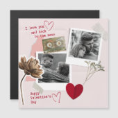 Valentines Dayモダン Couleのパーソナライズされた写真 (正面/裏面)