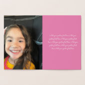 Valentines Day写真とハートとスケルトン鍵 箔カード (内部)