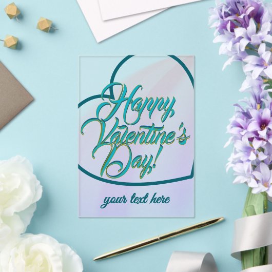 Valentine's Day  アクリル招待状 (インサイチュ (ウェディング))