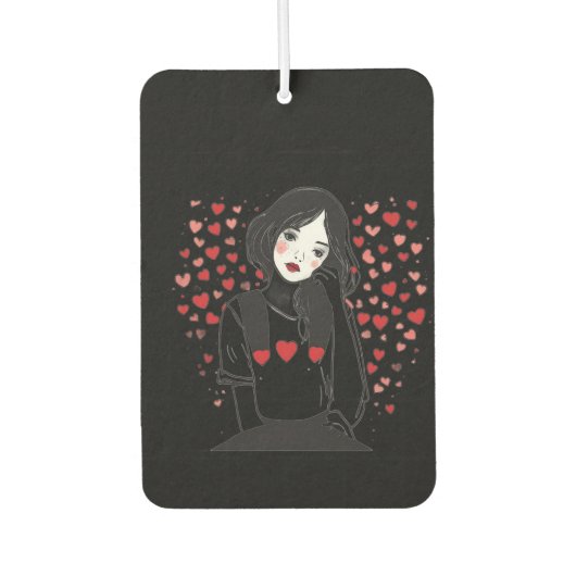 valentines day カーエアーフレッシュナー (正面)