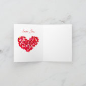 Valentine's Day シーズンカード (内部)