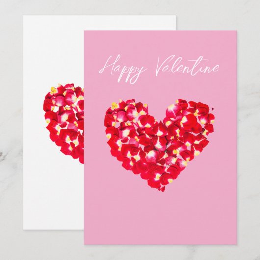 Valentine's Day シーズンカード (正面/裏面)