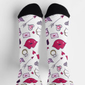 Valentine's Day  ソックス (上部)