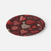 Valentines Day  ペーパープレート (アングル)