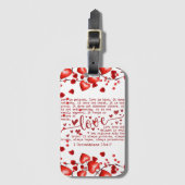 Valentine's day ラゲッジタグ (正面縦)